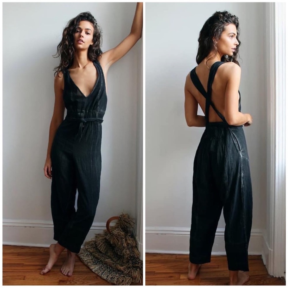Free People Here I Go Again One Piece Jumpsuit